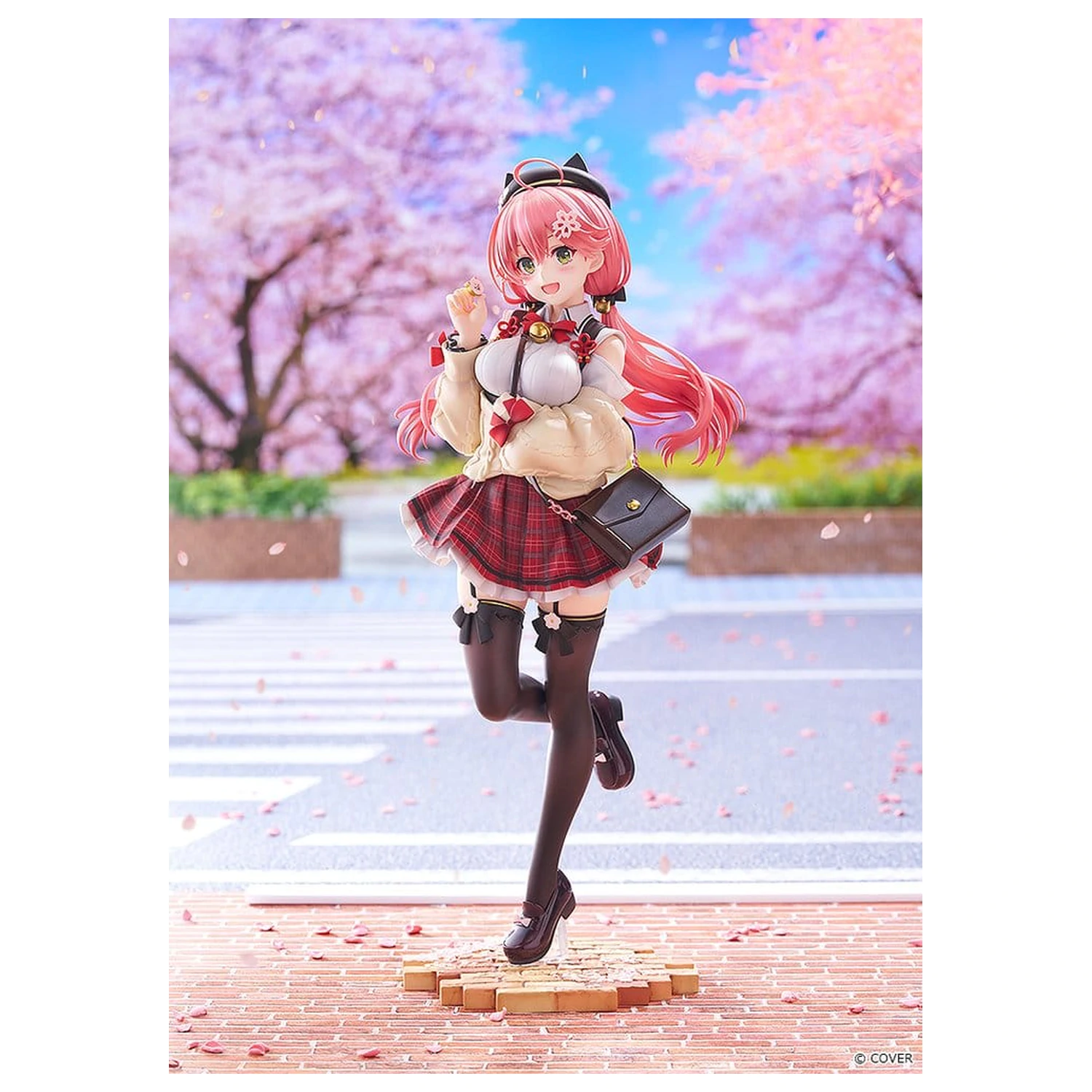 Hololive Production 1/7 Sakura Miko: Date Style - Casual Outfit Ver. PVC figura 24 cm termékfotó