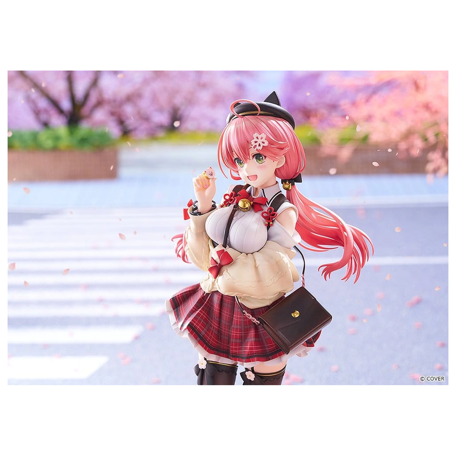 Hololive Production 1/7 Sakura Miko: Date Style - Casual Outfit Ver. PVC figura 24 cm termékfotó