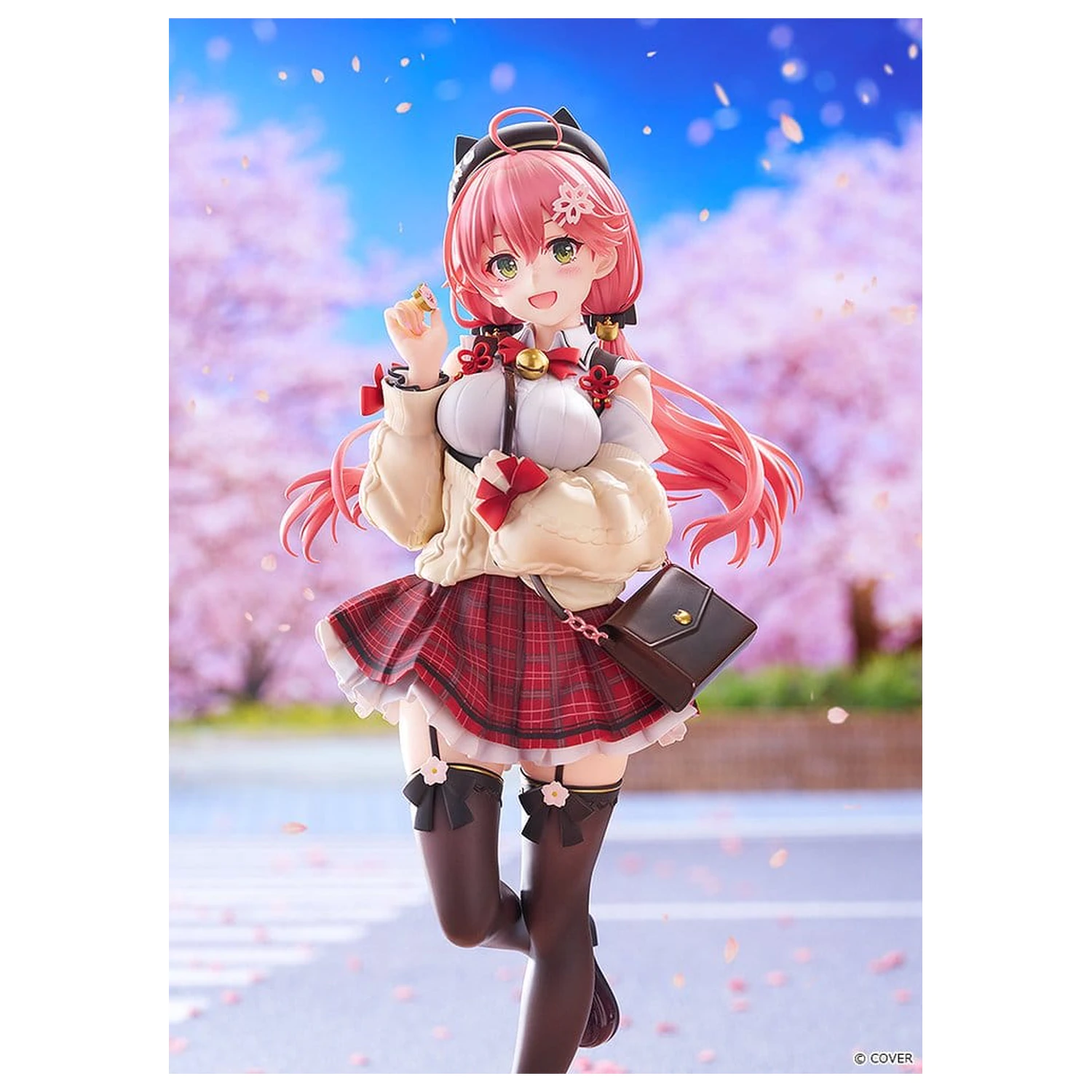 Hololive Production 1/7 Sakura Miko: Date Style - Casual Outfit Ver. PVC figura 24 cm termékfotó