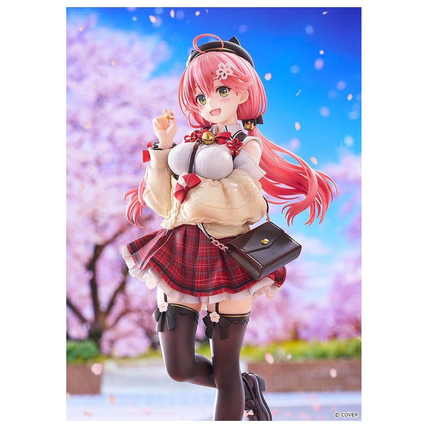 Hololive Production 1/7 Sakura Miko: Date Style - Casual Outfit Ver. PVC figura 24 cm termékfotó