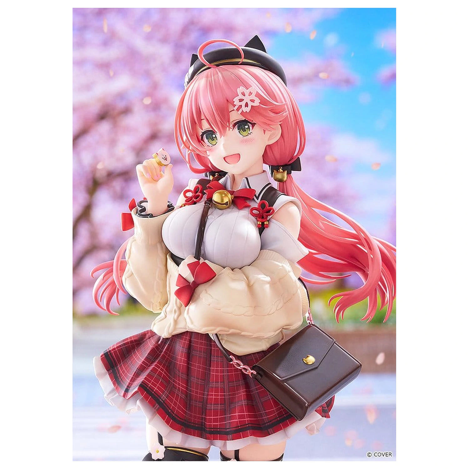 Hololive Production 1/7 Sakura Miko: Date Style - Casual Outfit Ver. PVC figura 24 cm termékfotó