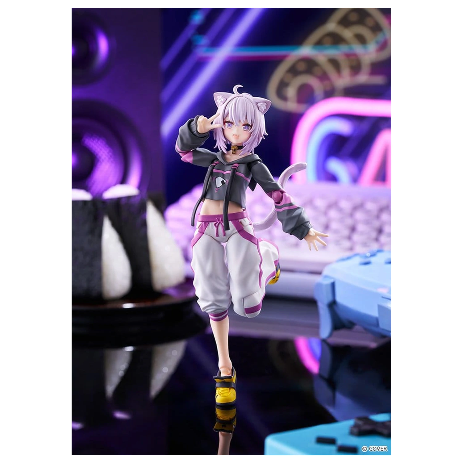Hololive Production figma akciófigura Nekomata Okayu 14 cm termékfotó