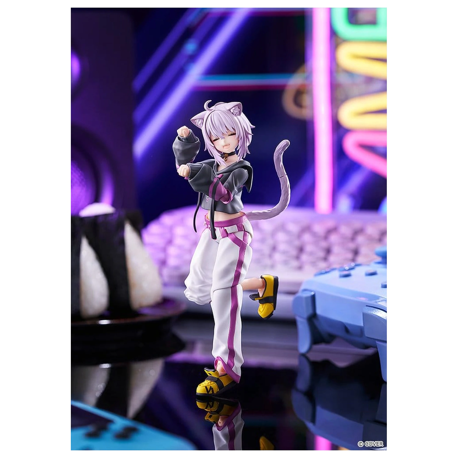Hololive Production figma akciófigura Nekomata Okayu 14 cm termékfotó
