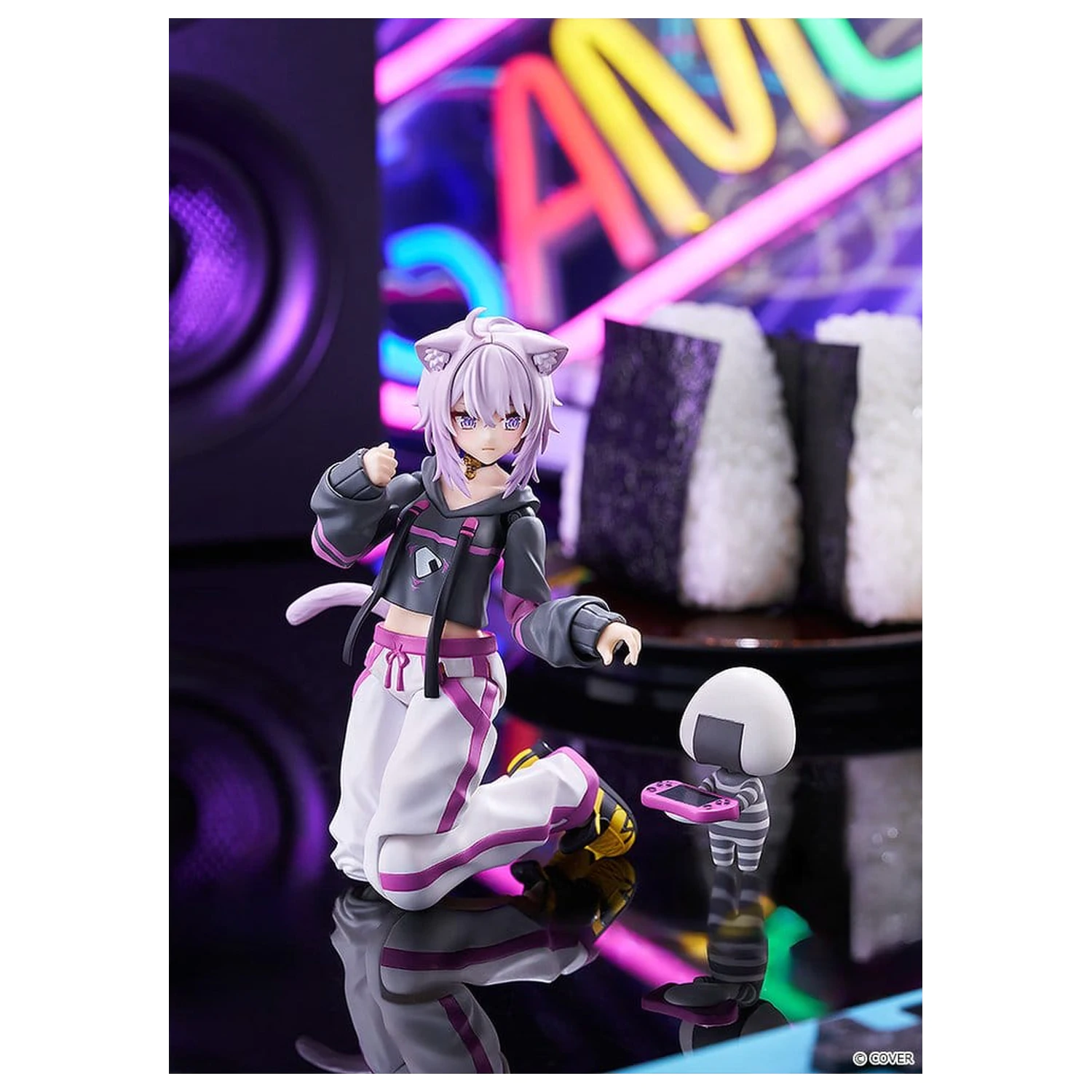Hololive Production figma akciófigura Nekomata Okayu 14 cm termékfotó