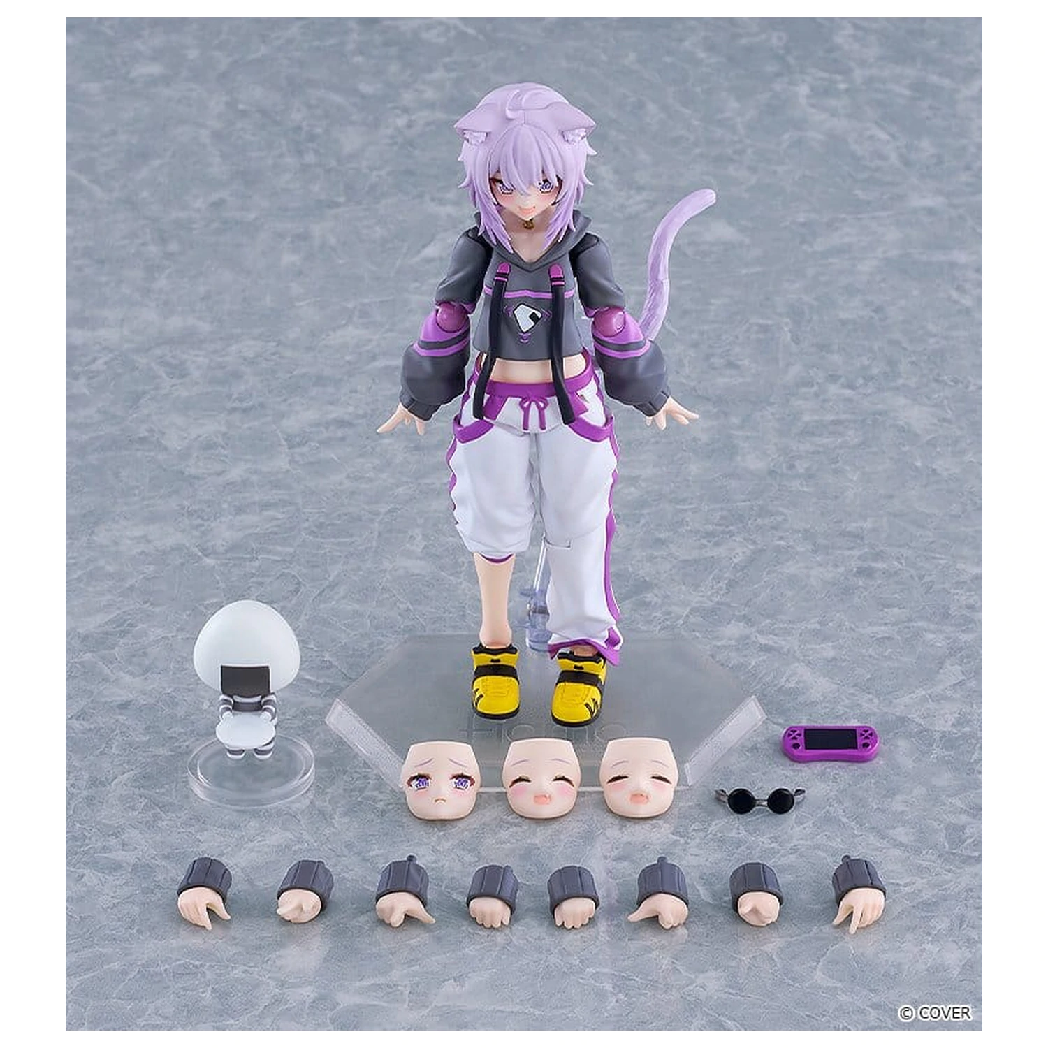 Hololive Production figma akciófigura Nekomata Okayu 14 cm termékfotó