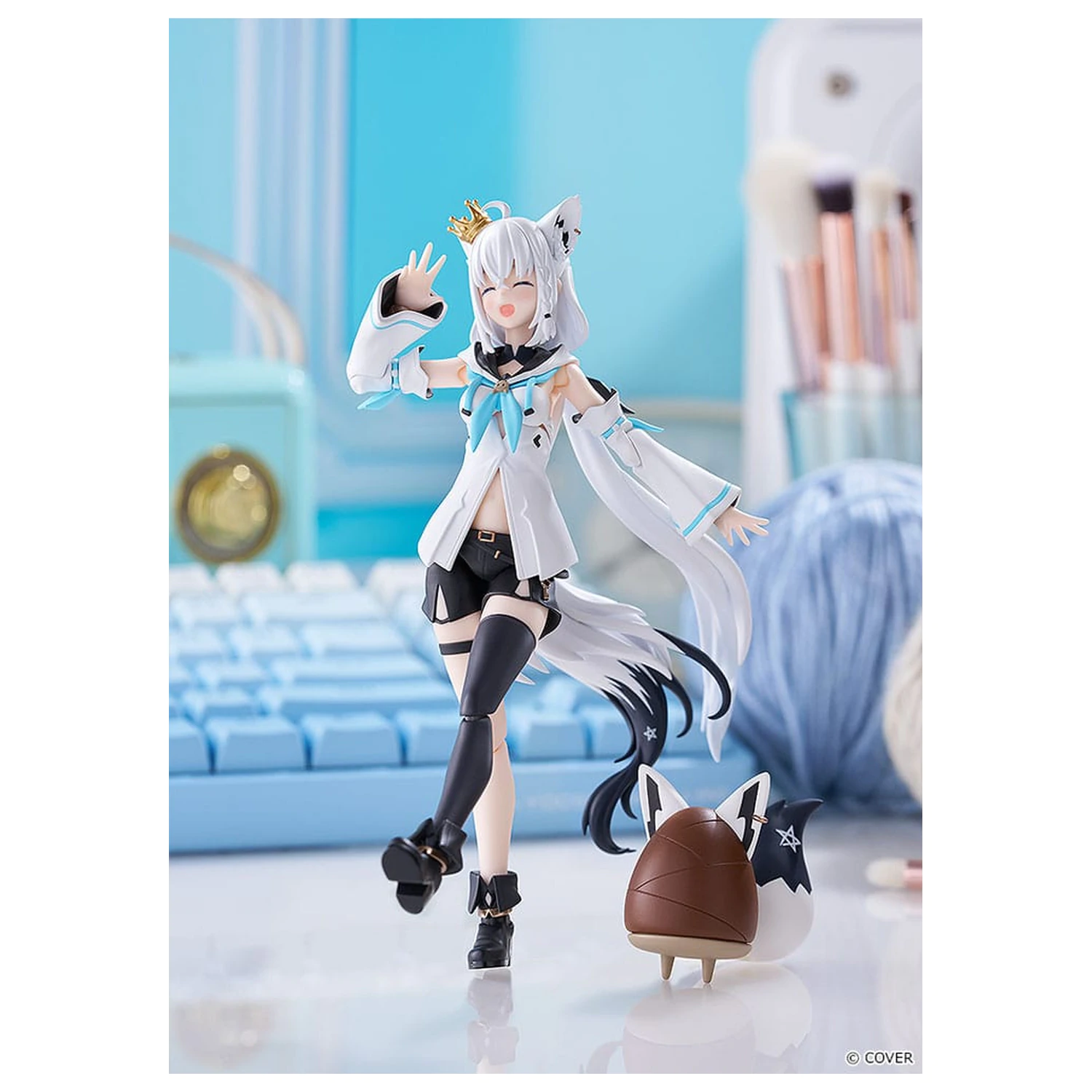 Hololive Production Figma akciófigura Shirakami Fubuki 15 cm    termékfotó
