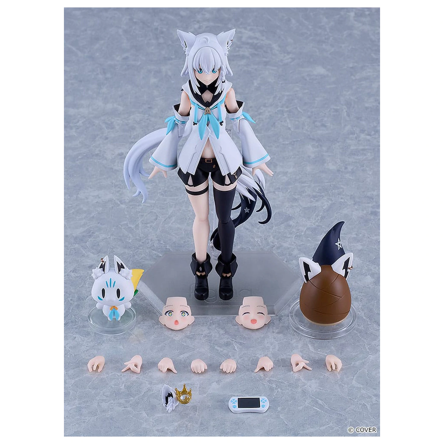 Hololive Production Figma akciófigura Shirakami Fubuki 15 cm    termékfotó