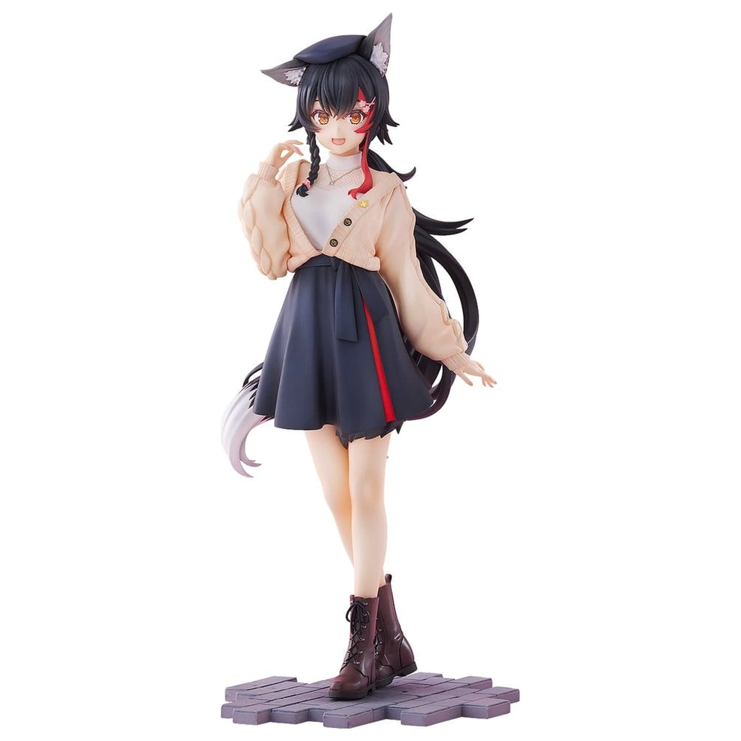 Hololive Production G.S. Collection 1/7 Ookami Mio Date Style - Street Outfit Ver. PVC figura 24 cm termékfotó