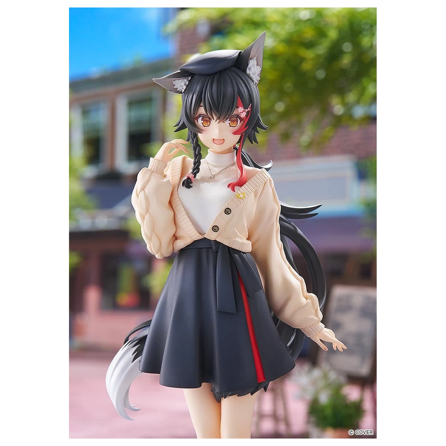 Hololive Production G.S. Collection 1/7 Ookami Mio Date Style - Street Outfit Ver. PVC figura 24 cm termékfotó