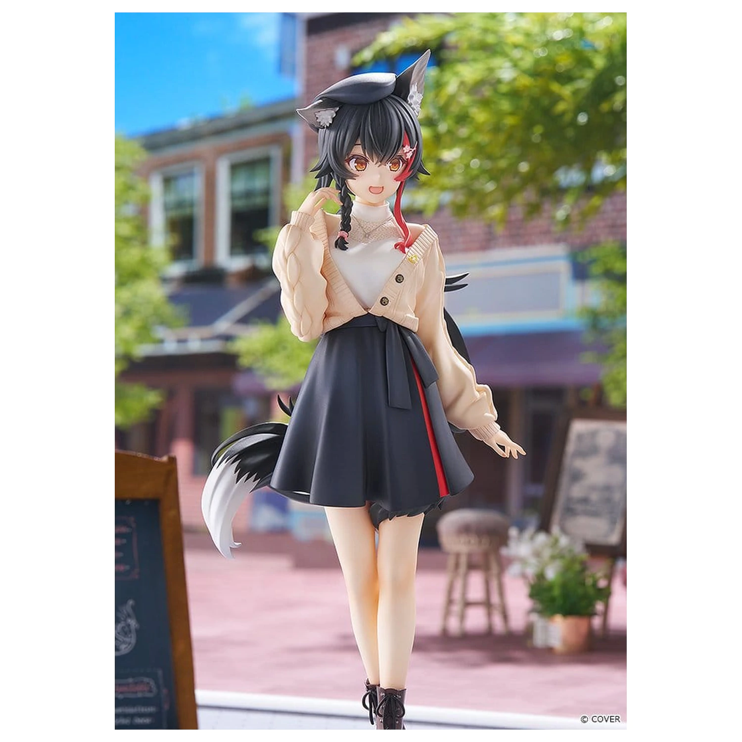 Hololive Production G.S. Collection 1/7 Ookami Mio Date Style - Street Outfit Ver. PVC figura 24 cm termékfotó
