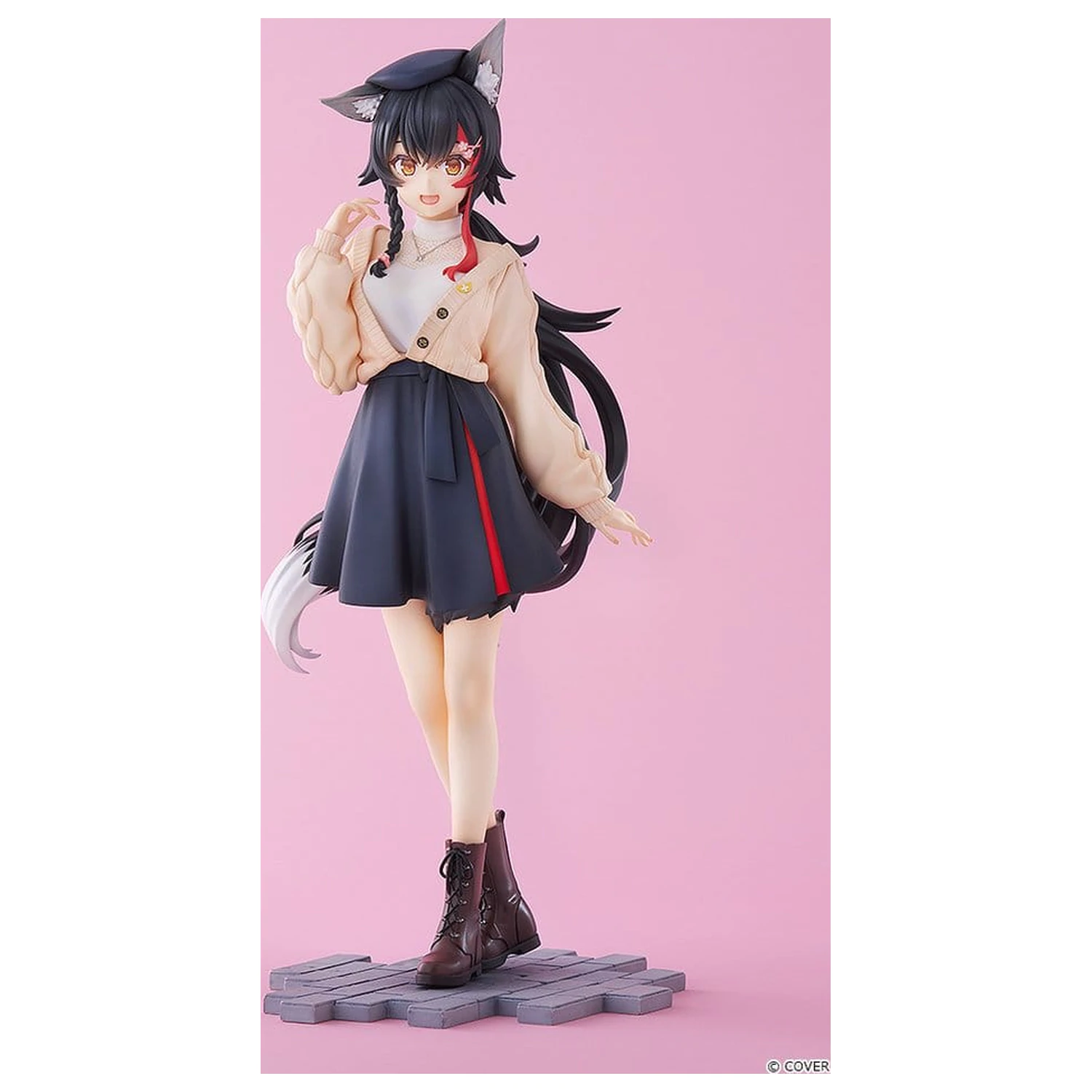 Hololive Production G.S. Collection 1/7 Ookami Mio Date Style - Street Outfit Ver. PVC figura 24 cm termékfotó