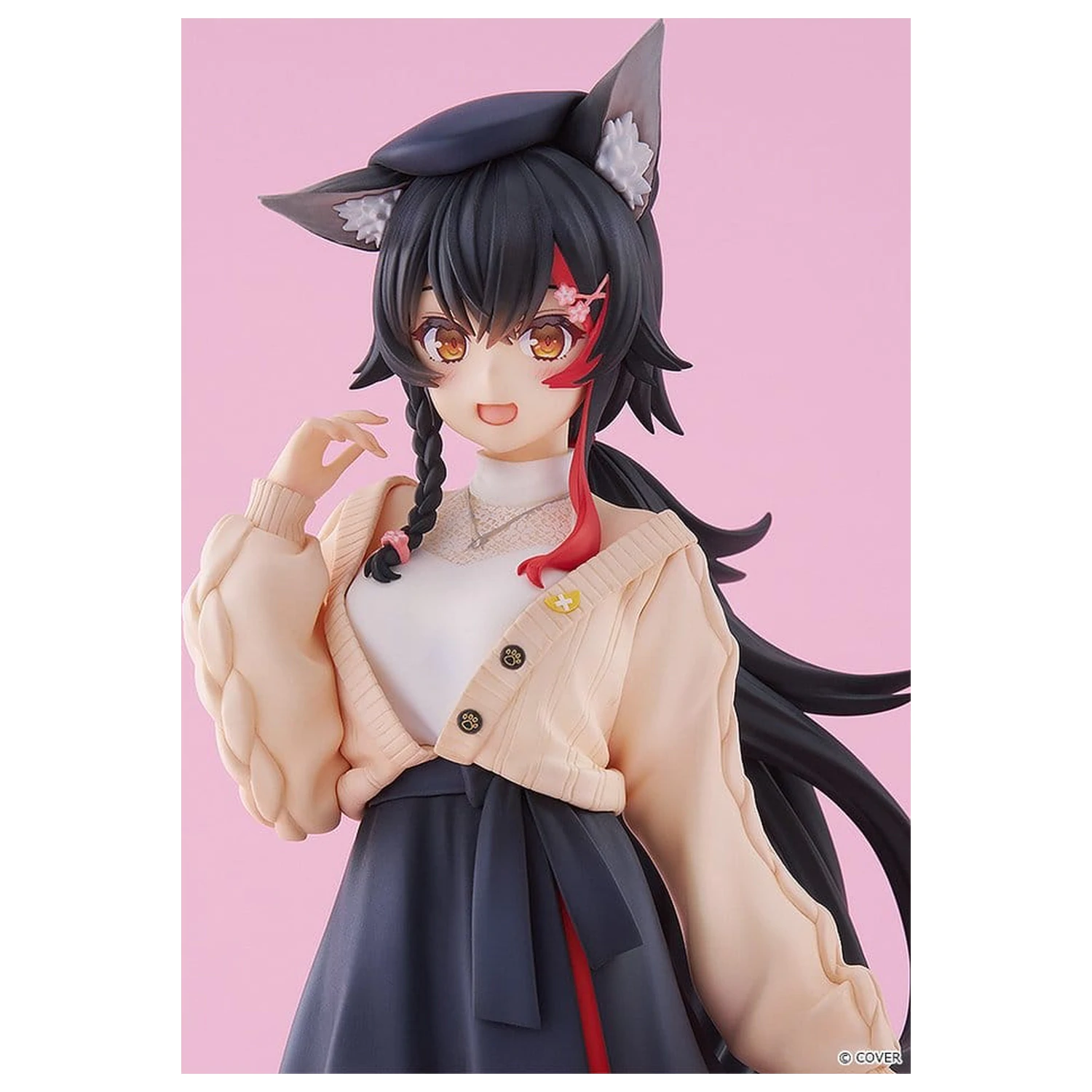 Hololive Production G.S. Collection 1/7 Ookami Mio Date Style - Street Outfit Ver. PVC figura 24 cm termékfotó