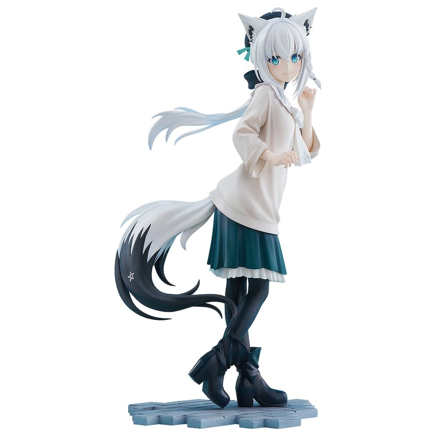 Hololive Production G.S. Collection 1/7 Shirakami Fubuki: Date Style - Casual Outfit Ver. PVC figura 22 cm termékfotó