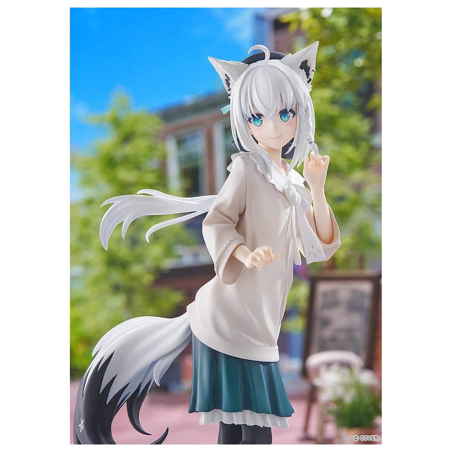Hololive Production G.S. Collection 1/7 Shirakami Fubuki: Date Style - Casual Outfit Ver. PVC figura 22 cm termékfotó