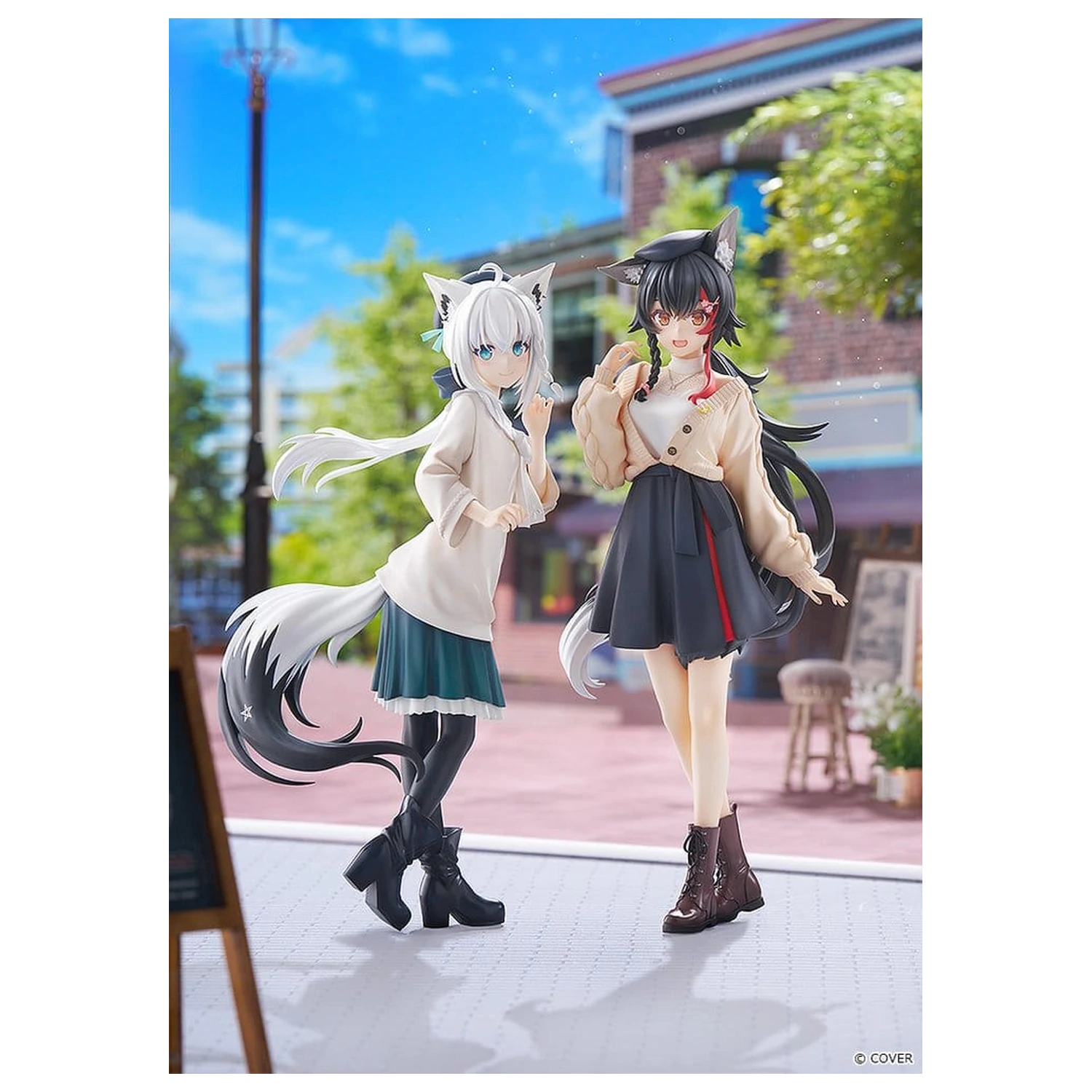 Hololive Production G.S. Collection 1/7 Shirakami Fubuki: Date Style - Casual Outfit Ver. PVC figura 22 cm termékfotó
