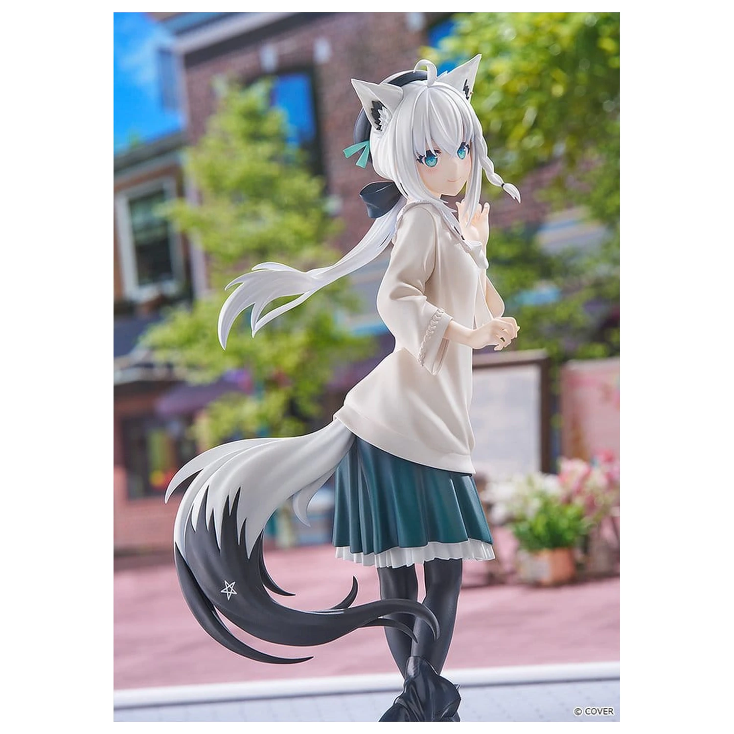 Hololive Production G.S. Collection 1/7 Shirakami Fubuki: Date Style - Casual Outfit Ver. PVC figura 22 cm termékfotó