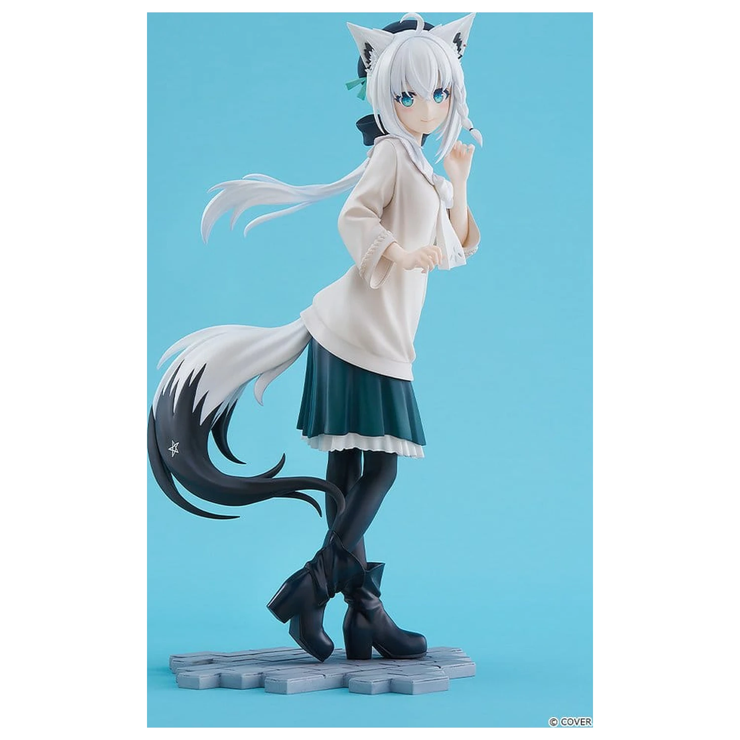 Hololive Production G.S. Collection 1/7 Shirakami Fubuki: Date Style - Casual Outfit Ver. PVC figura 22 cm termékfotó