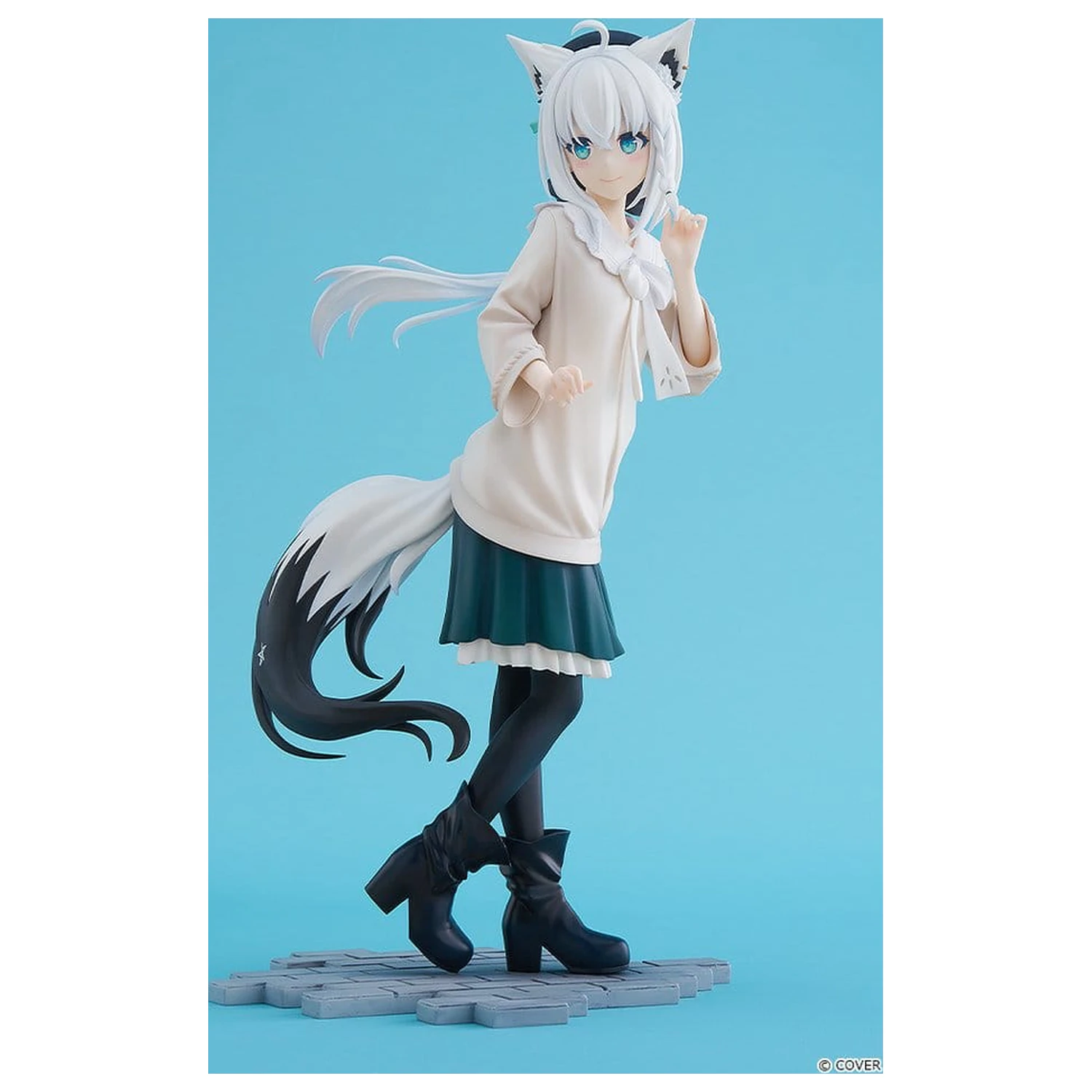 Hololive Production G.S. Collection 1/7 Shirakami Fubuki: Date Style - Casual Outfit Ver. PVC figura 22 cm termékfotó