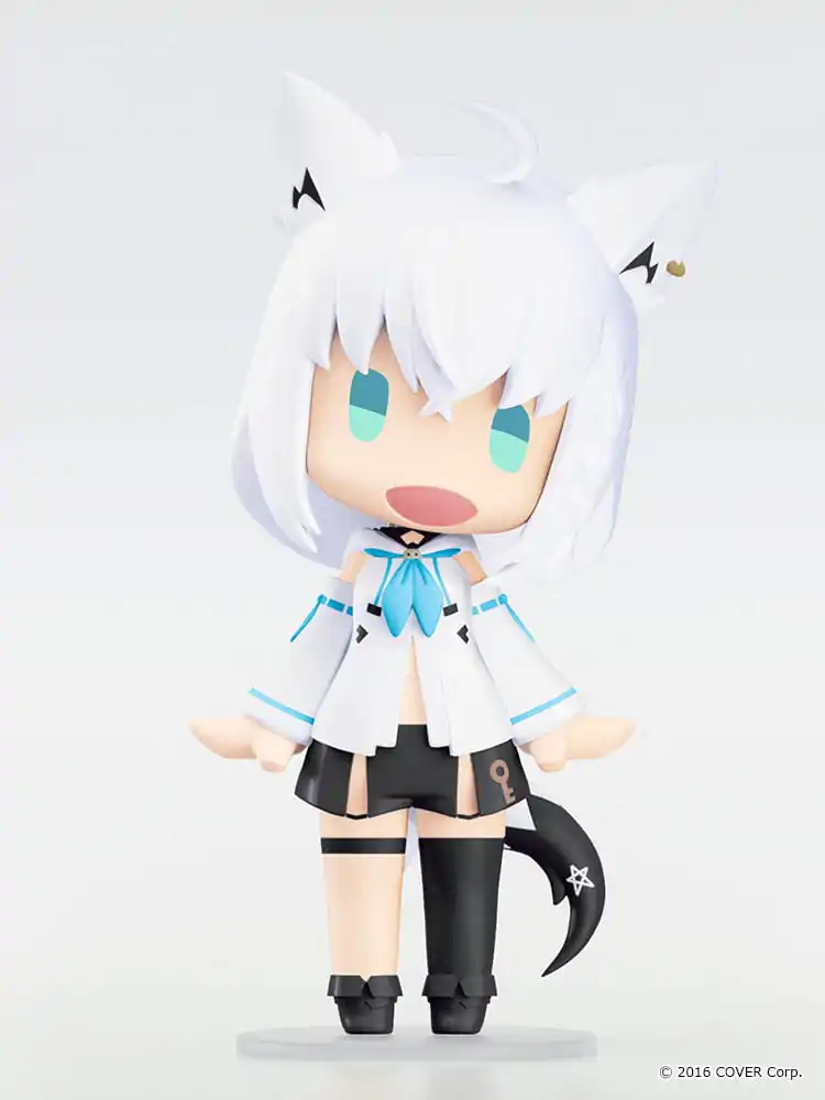 Hololive Production HELLO! GOOD SMILE akciófigura Shirakami Fubuki 10 cm termékfotó