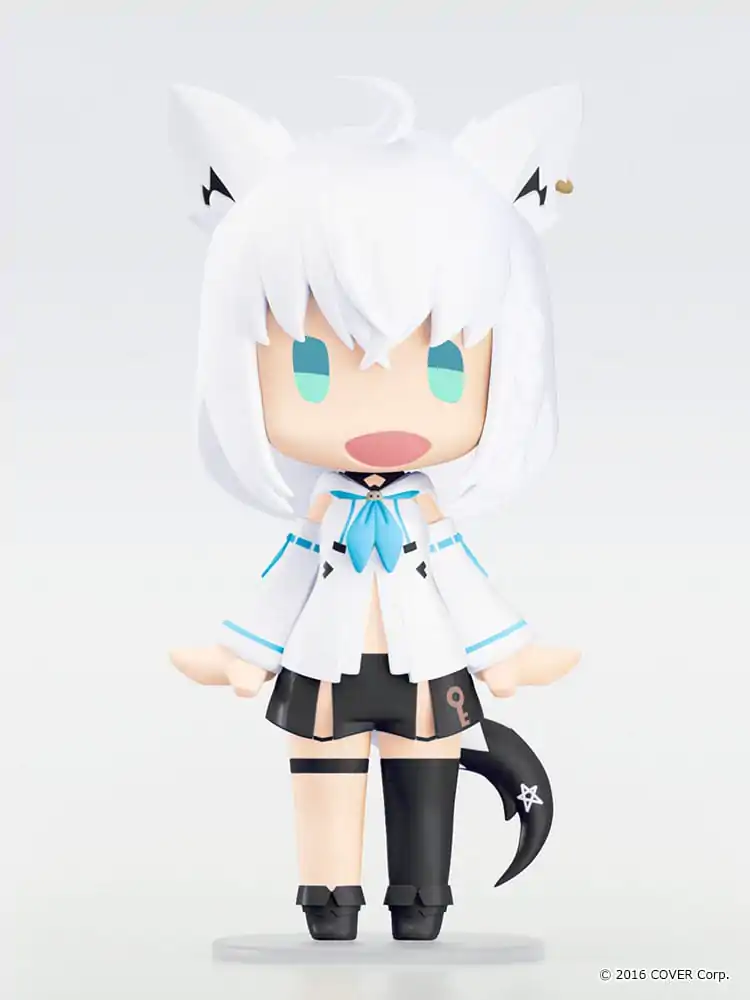 Hololive Production HELLO! GOOD SMILE akciófigura Shirakami Fubuki 10 cm termékfotó