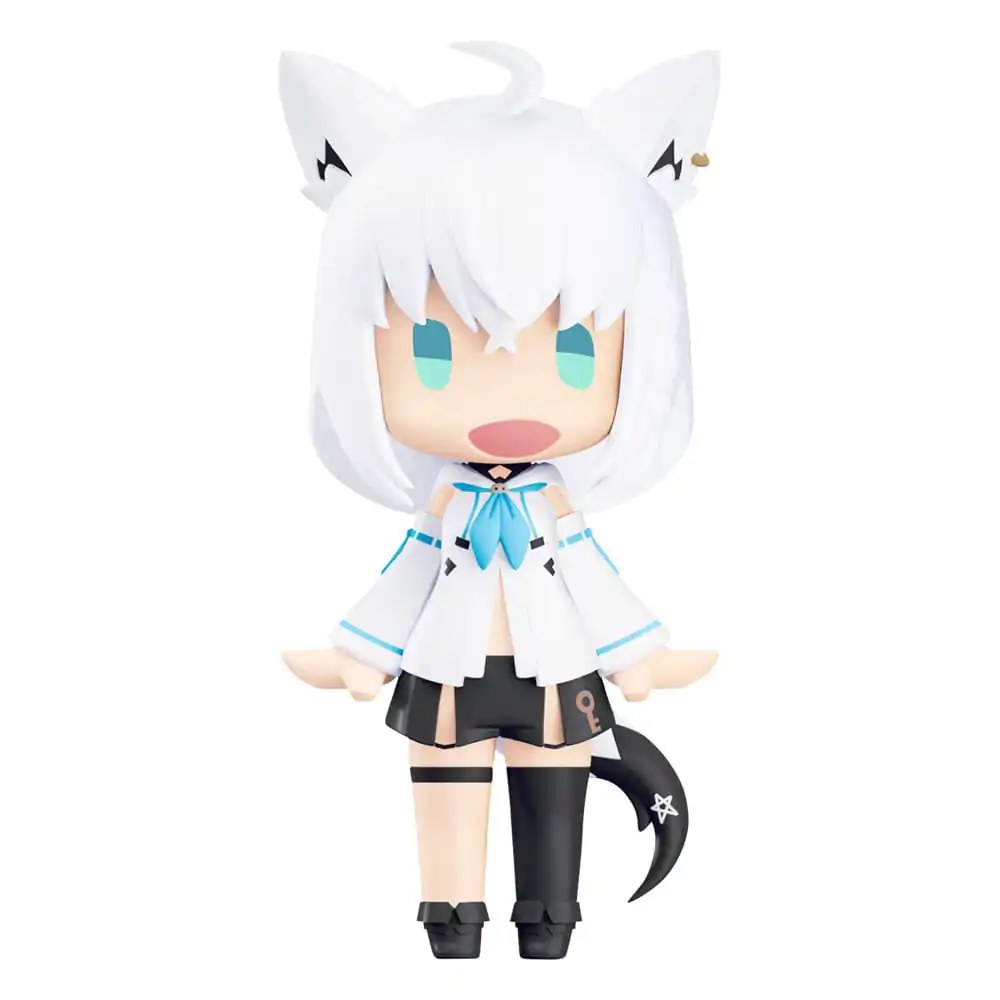 Hololive Production HELLO! GOOD SMILE akciófigura Shirakami Fubuki 10 cm termékfotó