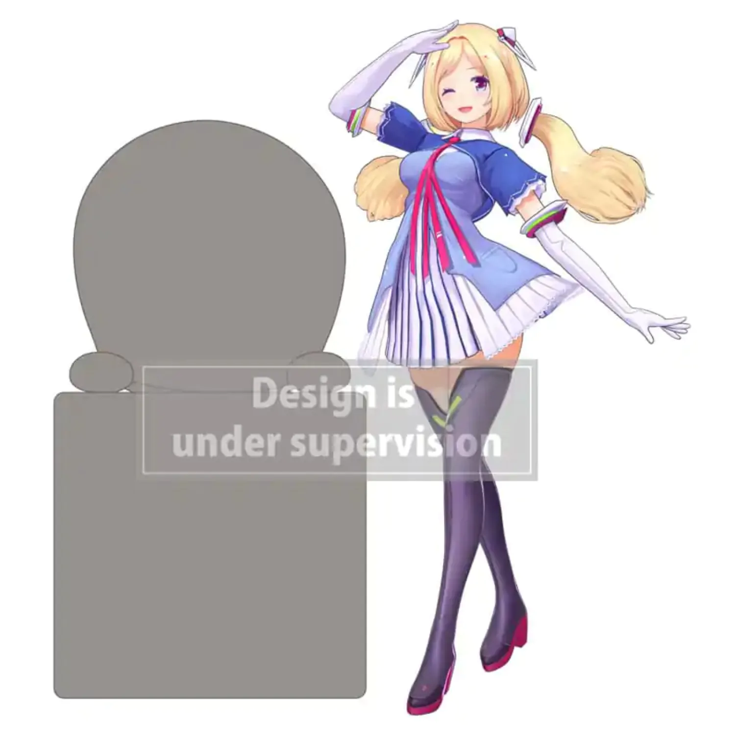 Hololive Production Hikkake Aki Rosenthal PVC szobor figura 10 cm termékfotó