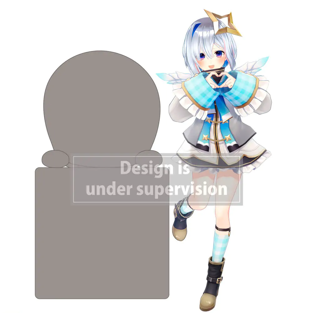 Hololive Production Hikkake Amane Kanata PVC szobor figura 10 cm termékfotó