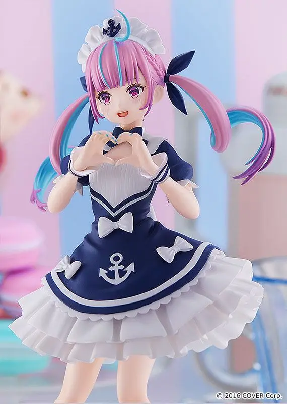 Hololive Production Pop Up Parade Minato Aqua szobor figura 17 cm termékfotó
