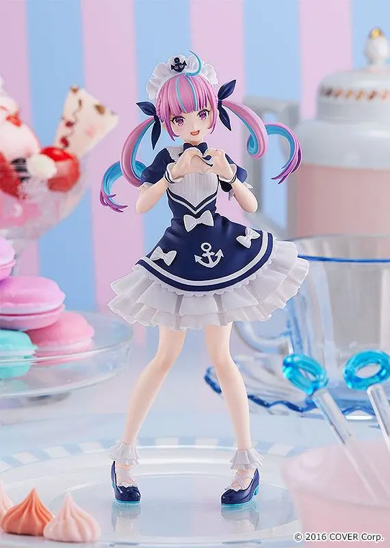 Hololive Production Pop Up Parade Minato Aqua szobor figura 17 cm termékfotó