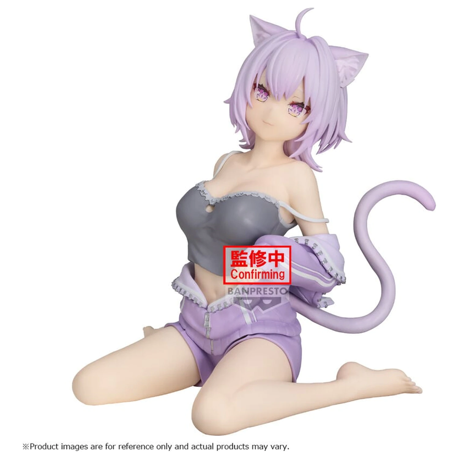 Hololive Relax Time Nekomata Okayu figura 13cm termékfotó