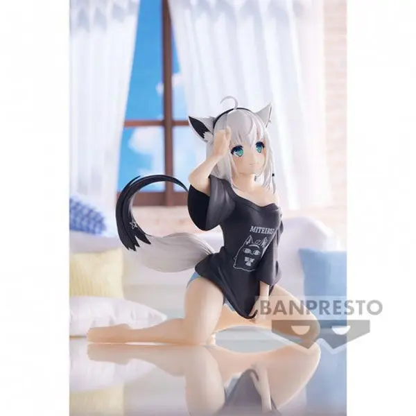 Hololive Relax Time Shirakami Fubuki figura 13cm termékfotó