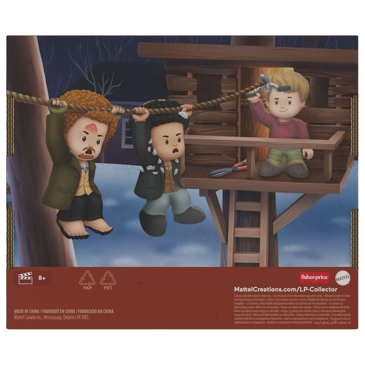 Home Alone Fisher-Price Little People Collector 3 db-os Mini figura csomag 7 cm termékfotó