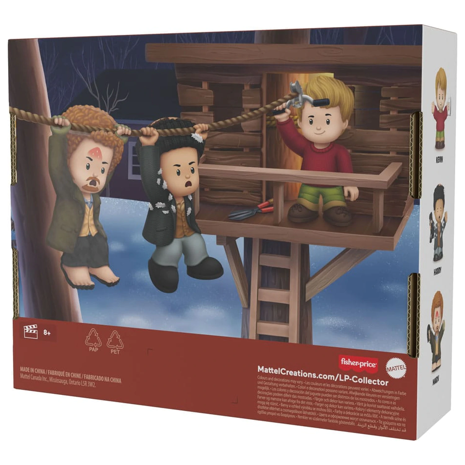 Home Alone Fisher-Price Little People Collector 3 db-os Mini figura csomag 7 cm termékfotó