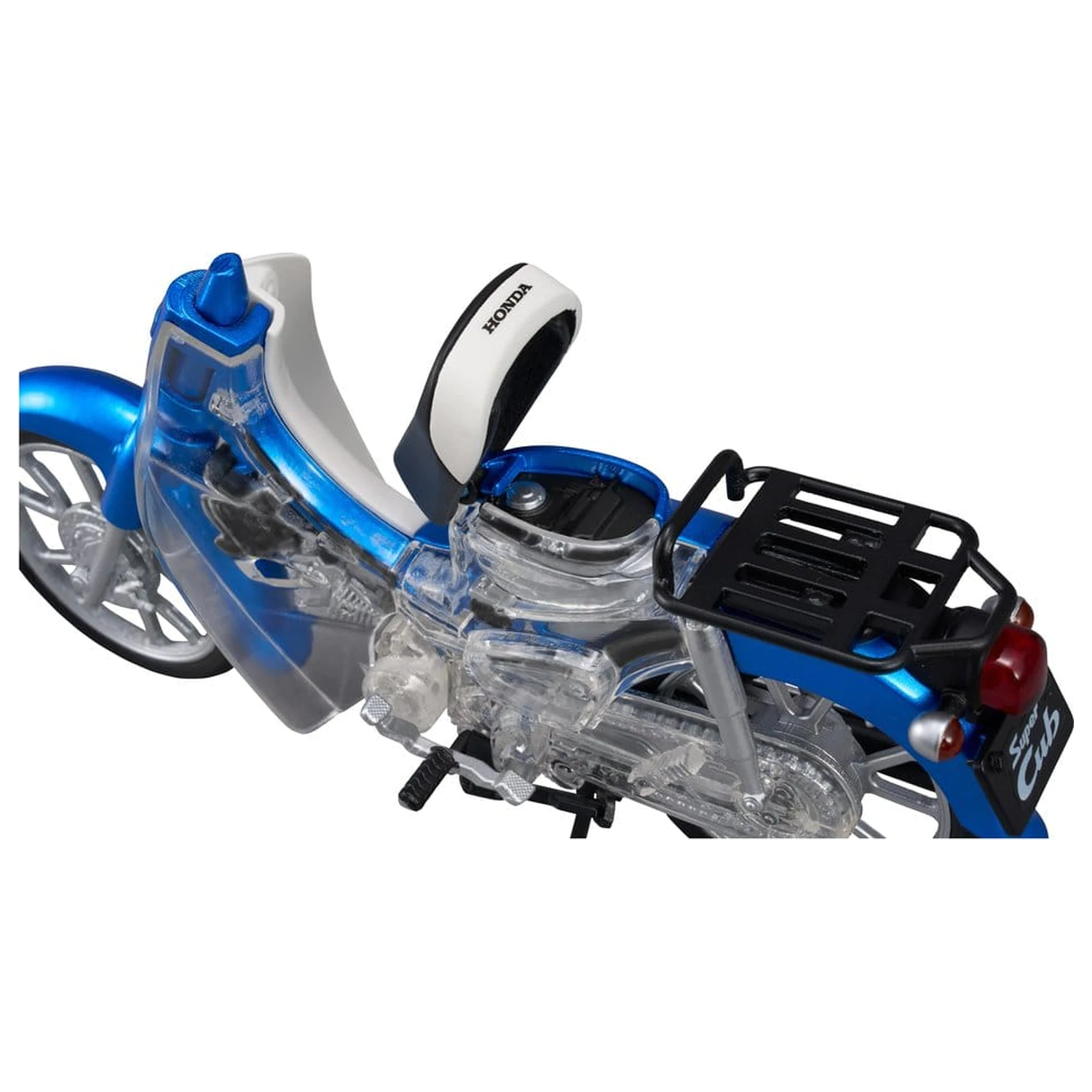 Honda Kaitanics Műanyag modell készlet Super Cub 110 Glint Wave Blue Metalic termékfotó