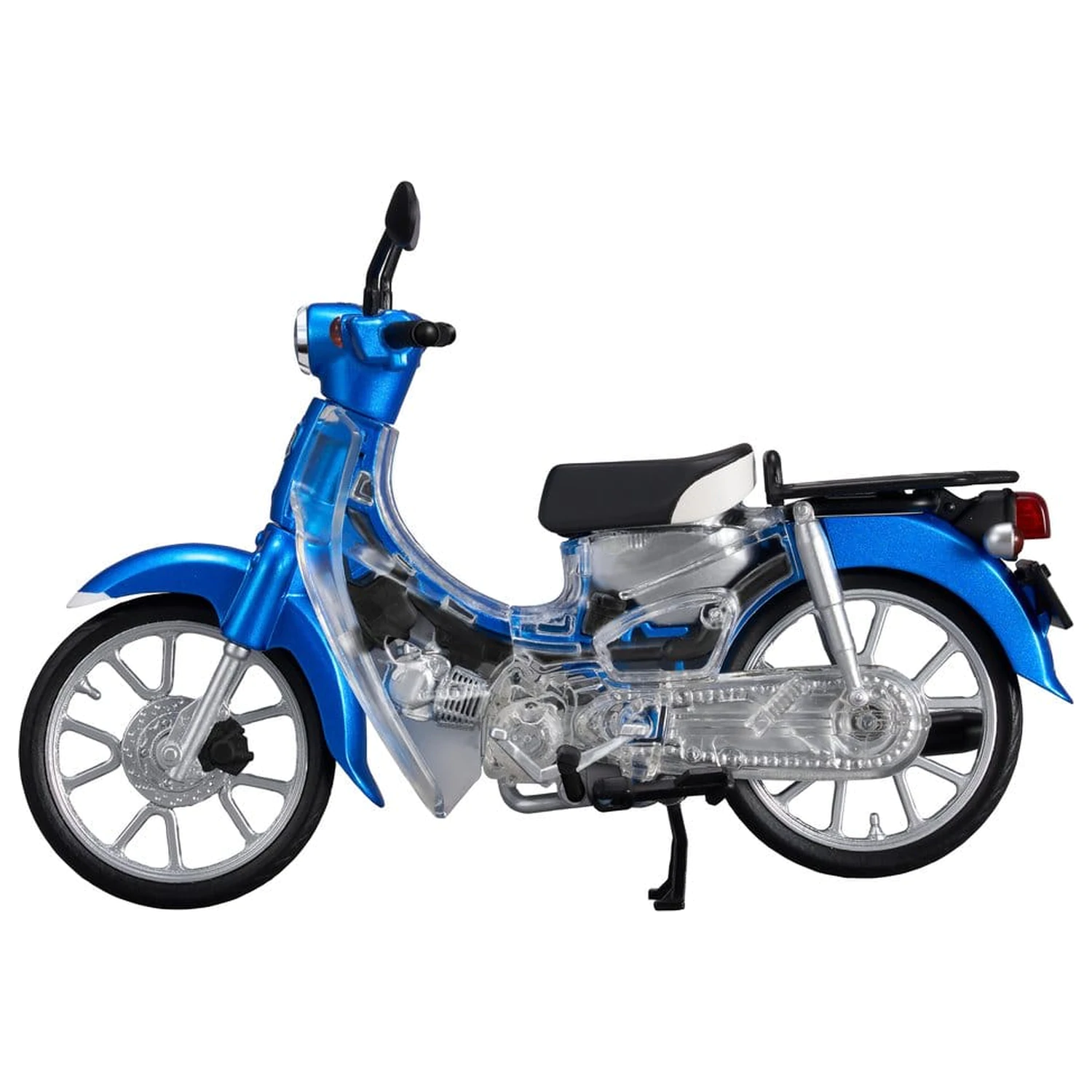 Honda Kaitanics Műanyag modell készlet Super Cub 110 Glint Wave Blue Metalic termékfotó