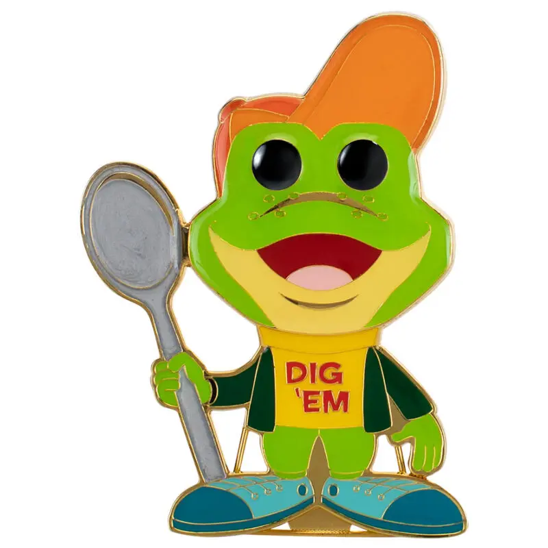 Honey Smacks Dig Em Frog Big Enamel POP Pin 10cm termékfotó