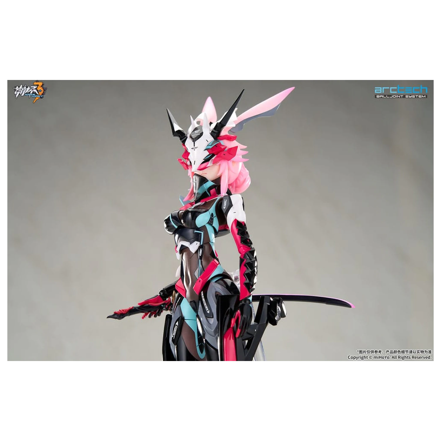 Honkai Impact 3rd Arctech Posable Series 1/8 Sakura Yae Darkbolt Jonin Neon Shade Ver. akciófigura 22 cm  termékfotó