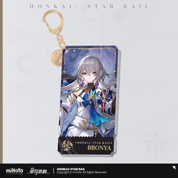 Honkai: Star Rail Character Bronya Acrylic kulcstartó 9 cm termékfotó