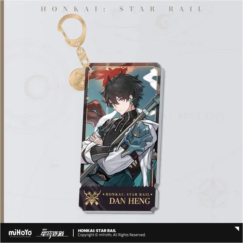 Honkai: Star Rail Character Dan Heng Acryl kulcstartó 9 cm termékfotó