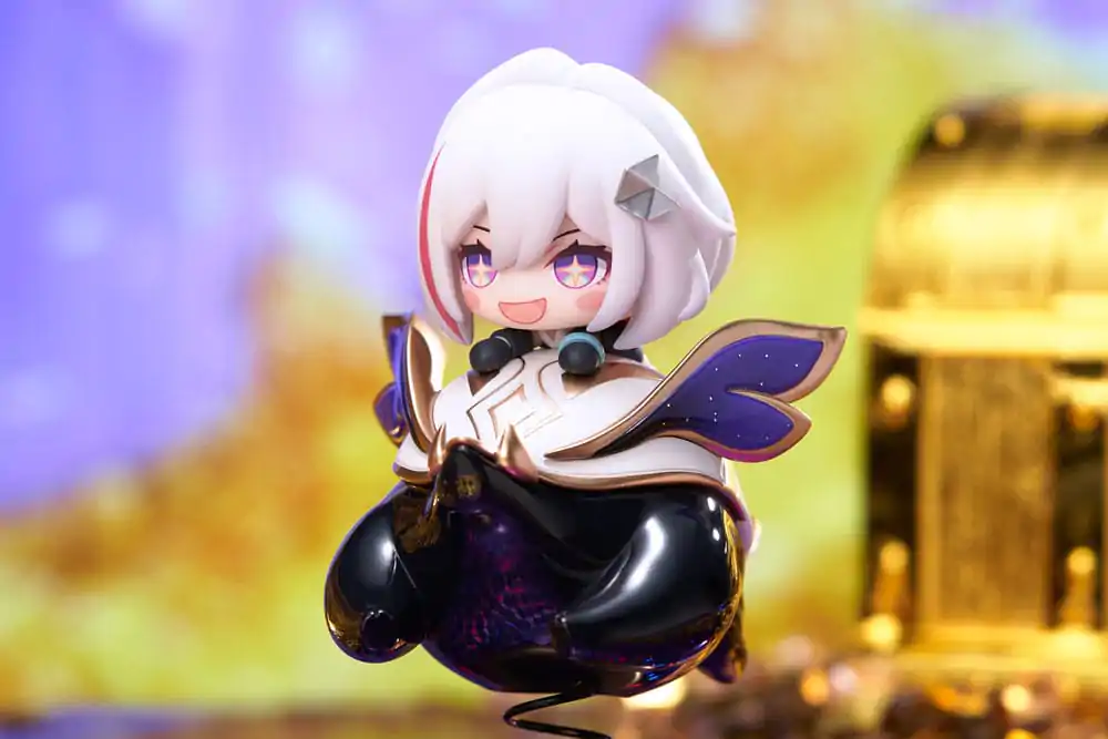 Honkai: Star Rail Hu Tao Chibi Topaz & Numby Chibi Chara Yurayura Stand PVC szobor figura 10 cm termékfotó