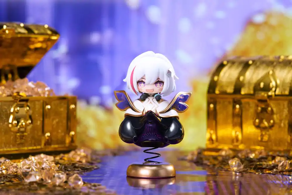 Honkai: Star Rail Hu Tao Chibi Topaz & Numby Chibi Chara Yurayura Stand PVC szobor figura 10 cm termékfotó