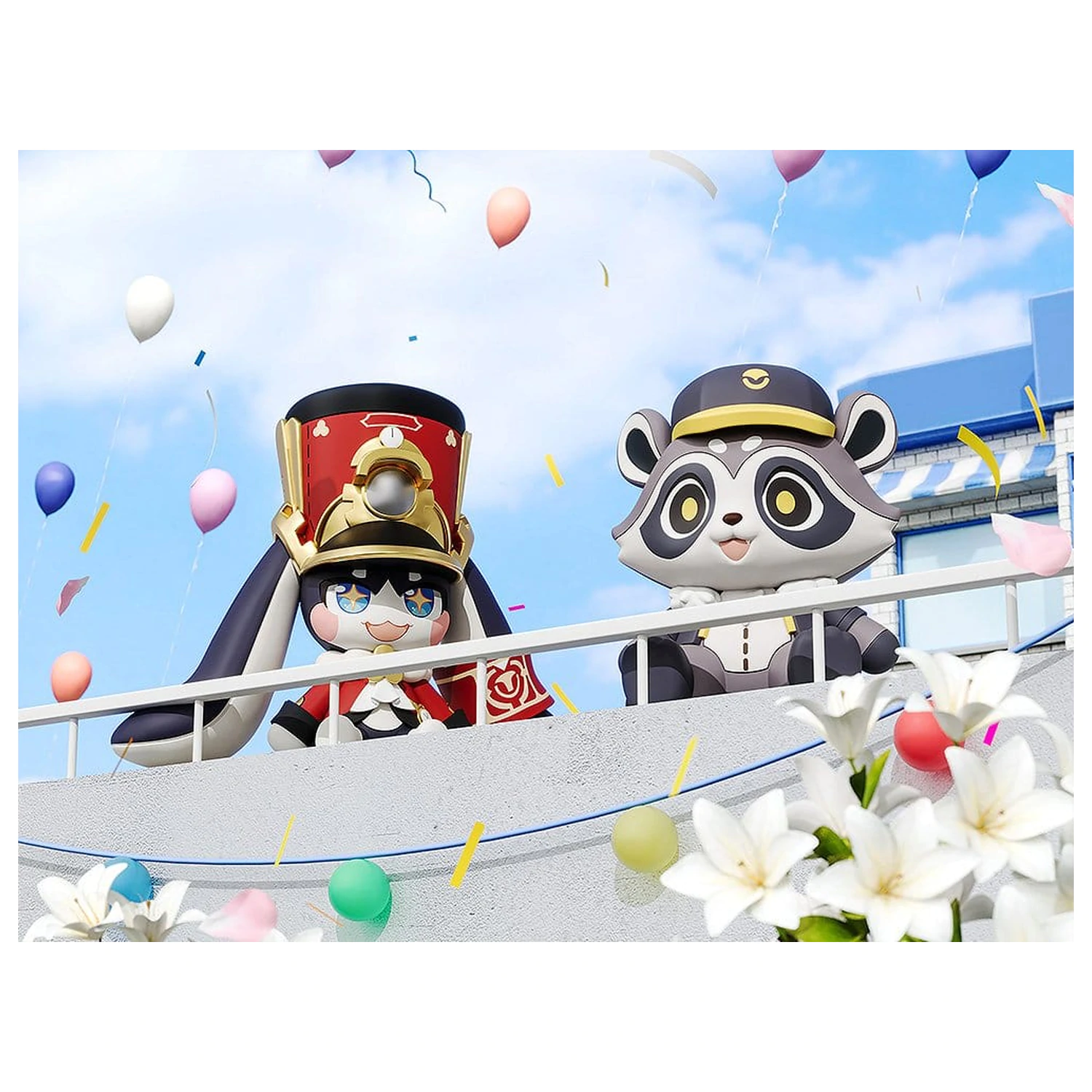 Honkai: Star Rail Huggy Good Smile Mini figura Baseball Raccoon 7 cm termékfotó