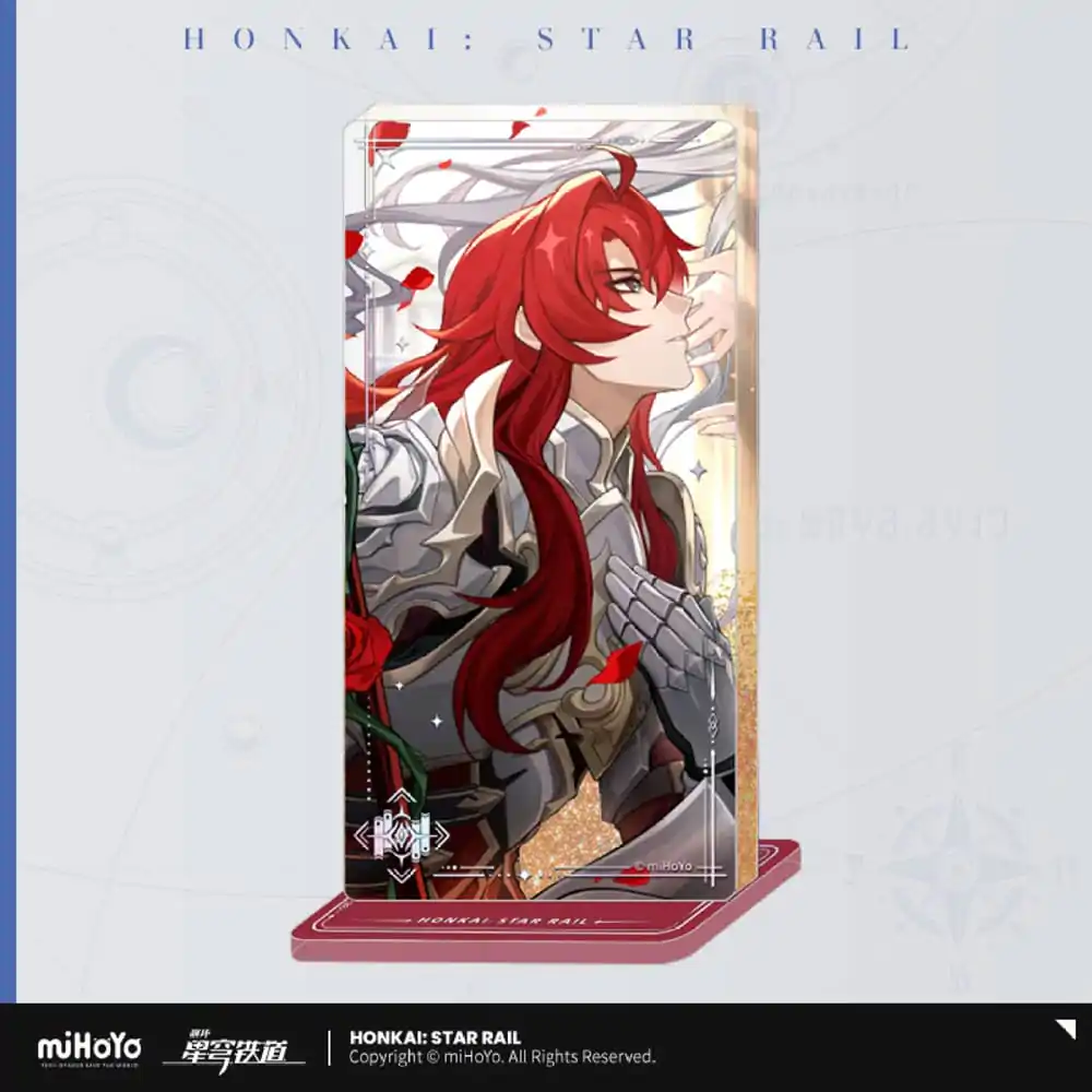 Honkai: Star Rail Light Cone Acryl Ornament with Glitter: Argenti An Instant Before a Gaze 15 cm termékfotó