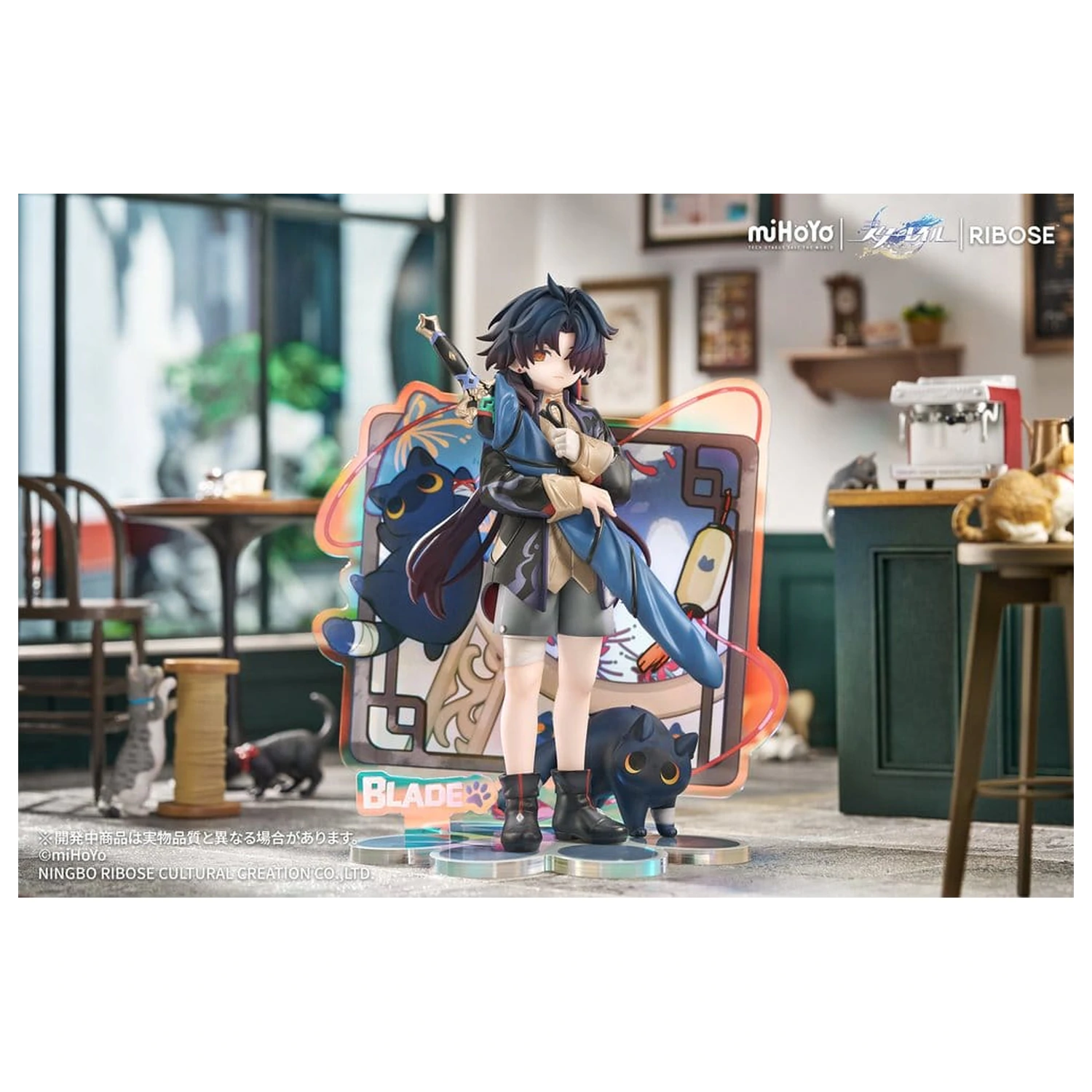 Honkai: Star Rail Rise Up+ Chibi Cat Series Chibi figura Blade Ver. 19 cm termékfotó