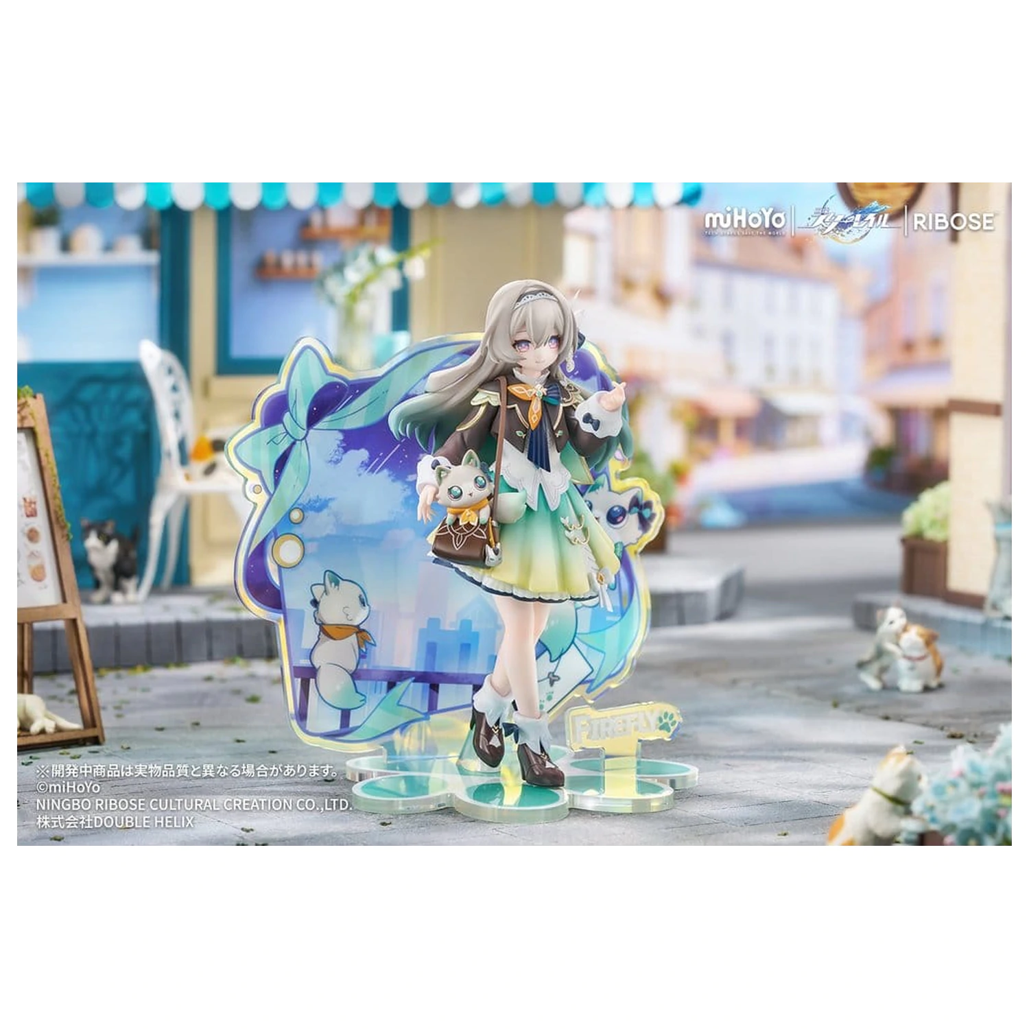 Honkai: Star Rail Rise Up+ Chibi Cat Series Mini figura Firefly Ver. 18 cm termékfotó