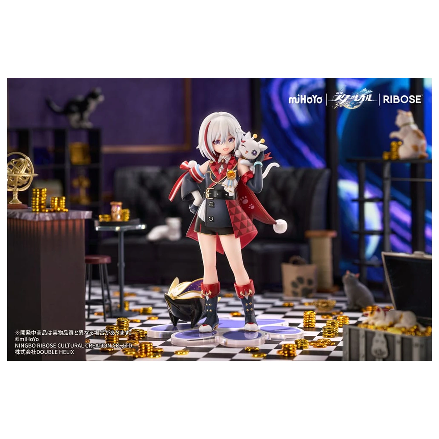 Honkai: Star Rail Rise Up Chibineko Series Topaz & Numby Ver. PVC szobor figura 18 cm  termékfotó