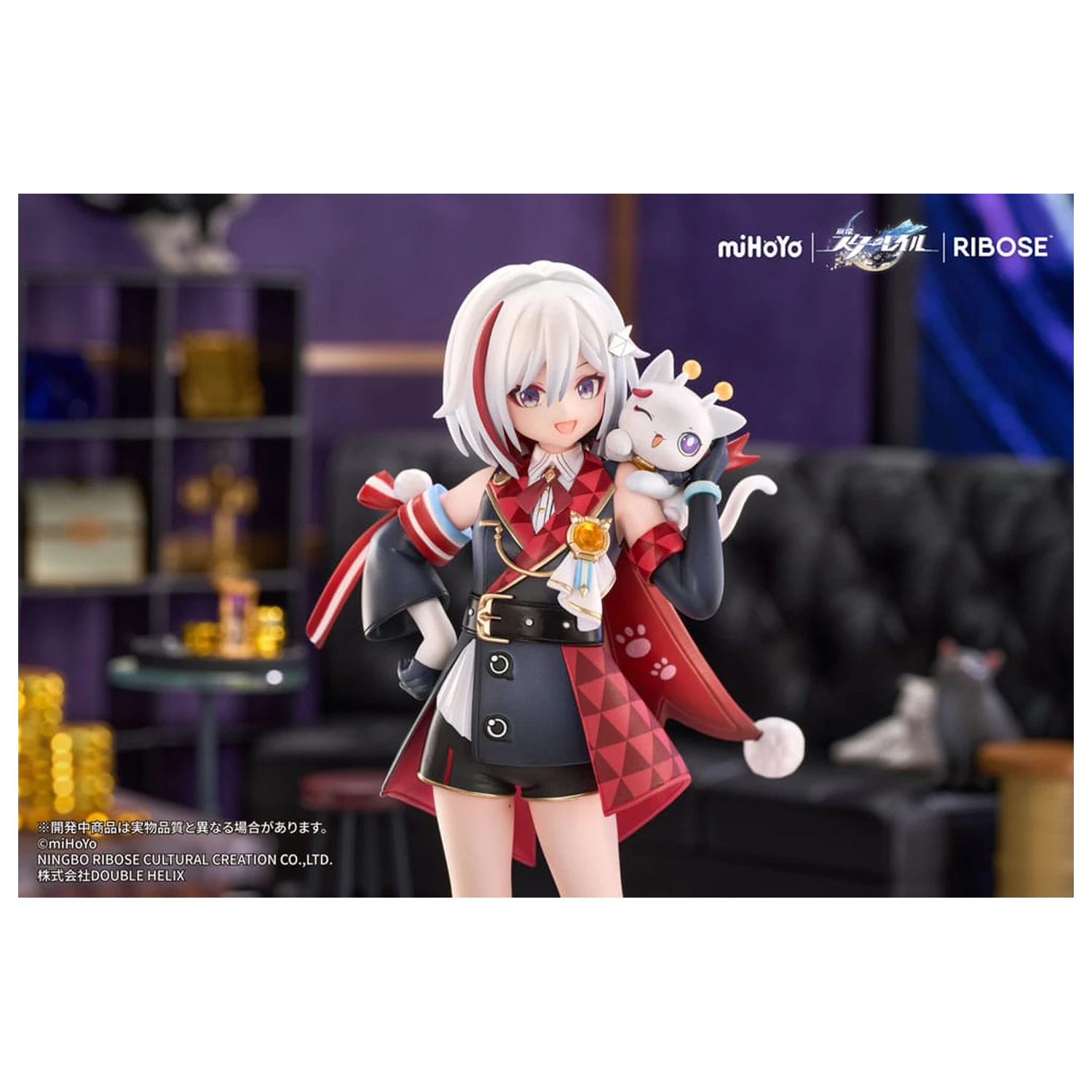 Honkai: Star Rail Rise Up Chibineko Series Topaz & Numby Ver. PVC szobor figura 18 cm  termékfotó