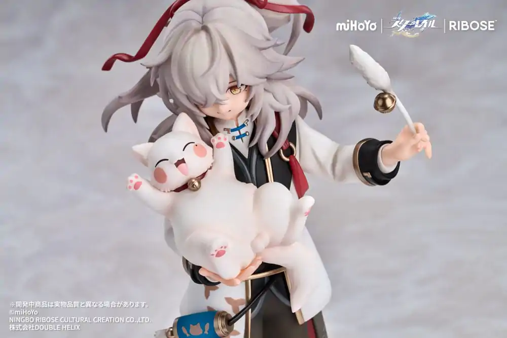 Honkai: Star Rail Rise Up Little Cat Series Jing Yuan PVC szobor figura 20 cm termékfotó