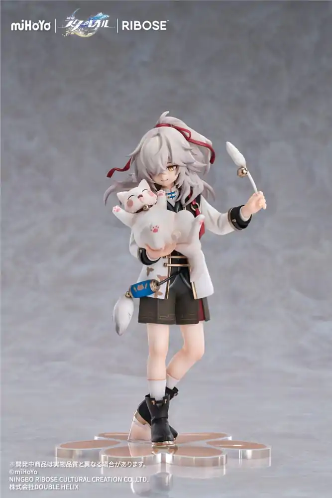 Honkai: Star Rail Rise Up Little Cat Series Jing Yuan PVC szobor figura 20 cm termékfotó