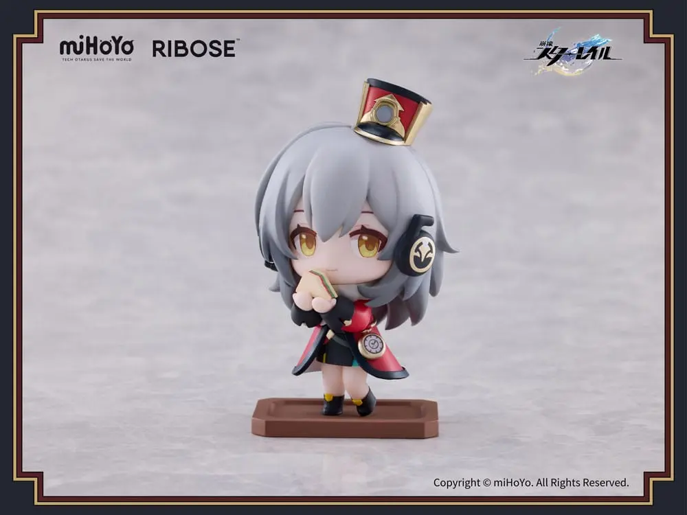Honkai: Star Rail Welcome to Train Tea Party Chibi Figur Trailblazer (Female) szobor figura 8 cm termékfotó